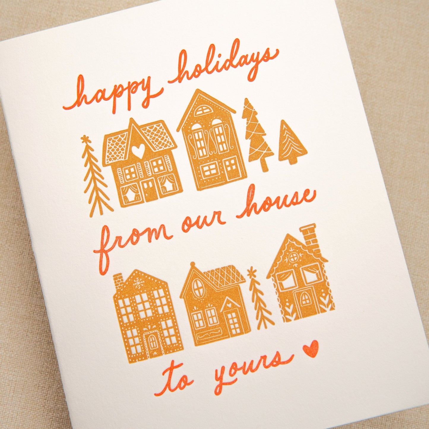 Gingerbread House Holiday Card | Set of 6
