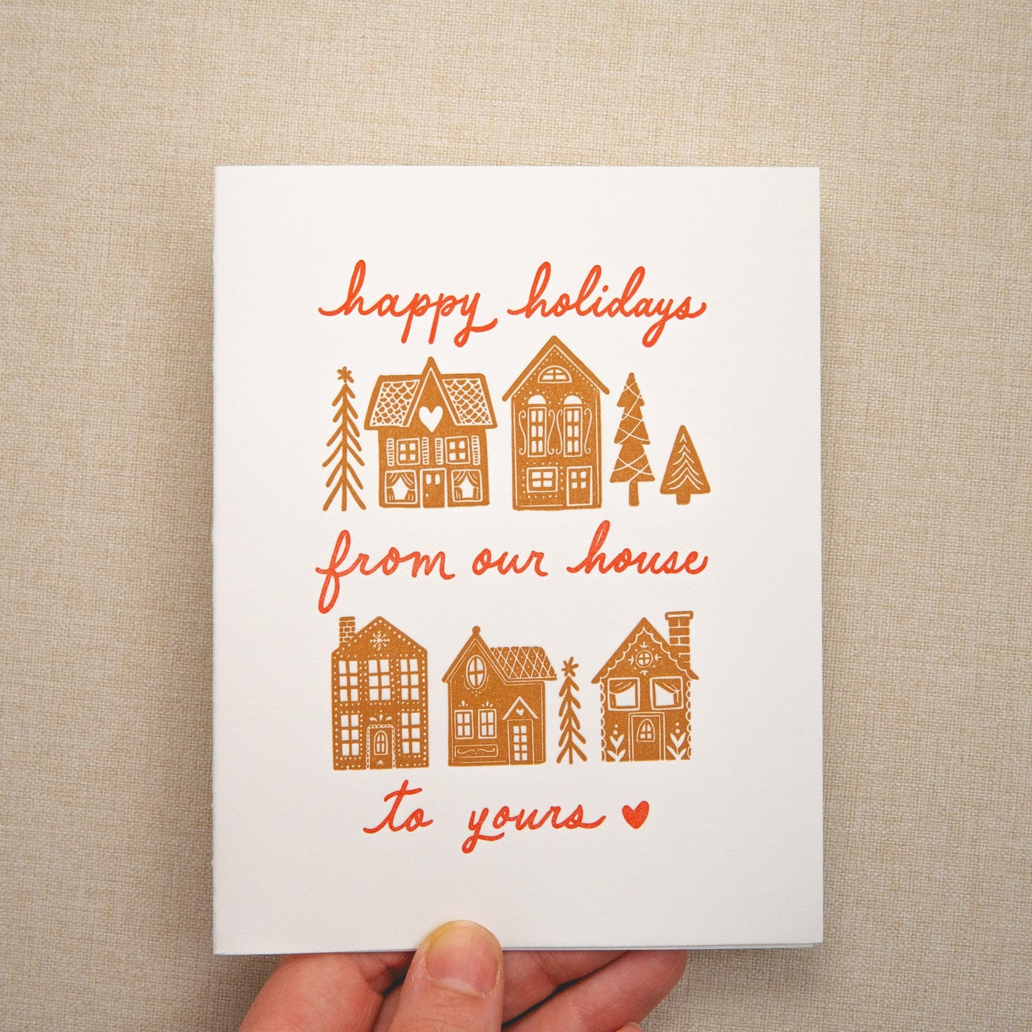Gingerbread House Holiday Card | Set of 6
