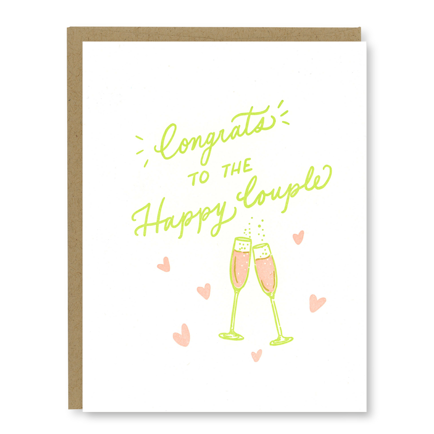 Cheers Wedding Card | Engagement Card | Letterpress Wedding Card