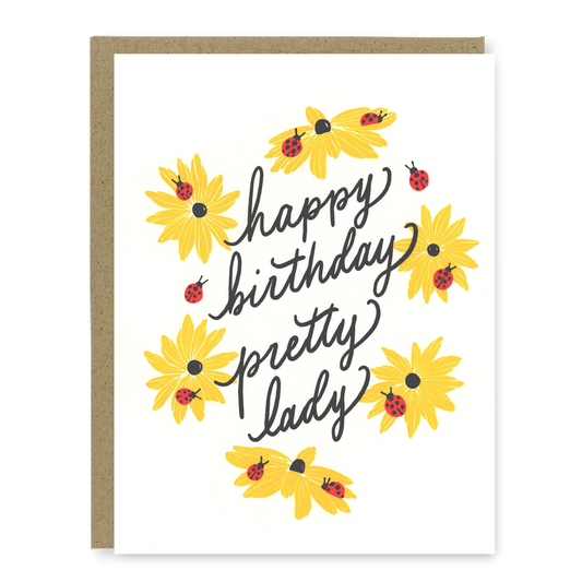 Ladybug Birthday Card | Letterpress Birthday Card