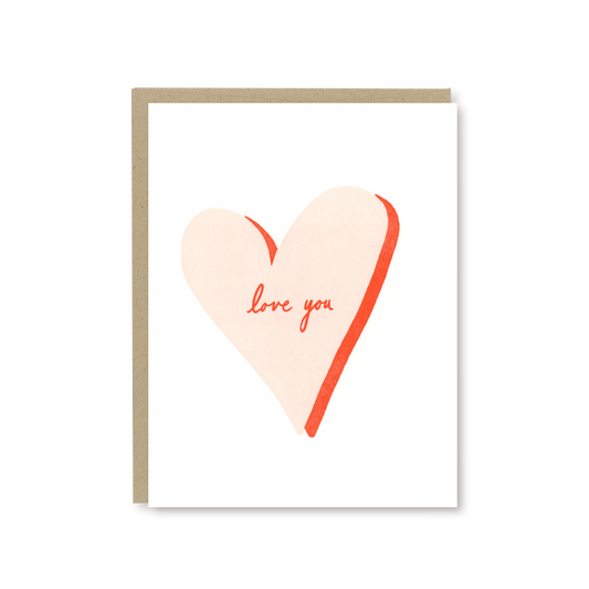 Love You Heart Card