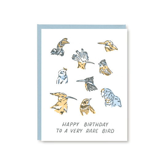 Rare Bird Birthday Card