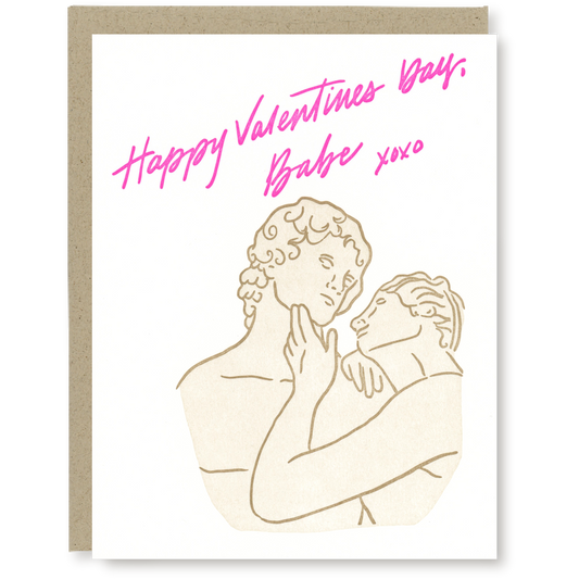 Statues Valentine's Day Card | Letterpress Love Card