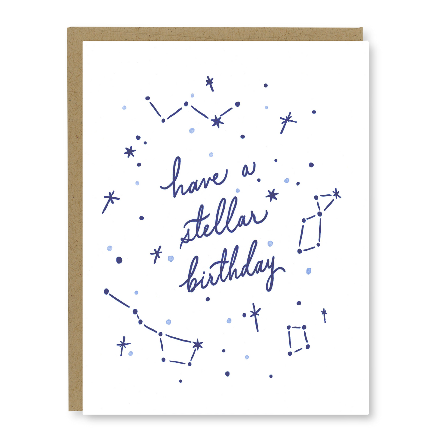 Stellar Birthday Card | Letterpress Birthday Card